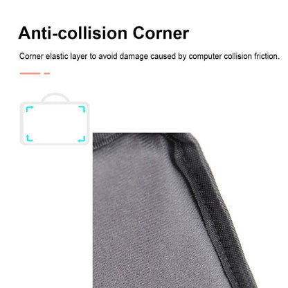 Travel Laptop Sleeve Bag - Portable Carry Case - Grey - 15-16 Inch