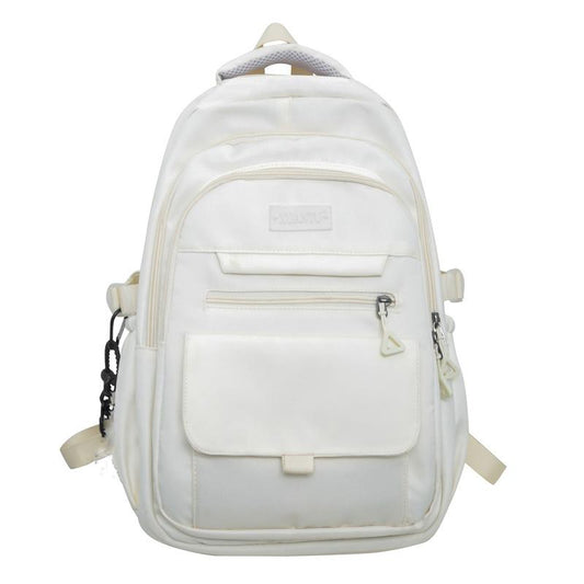 Simple Oxford Cloth Travel Backpack For Students 45 X 31 X 18Cm - White