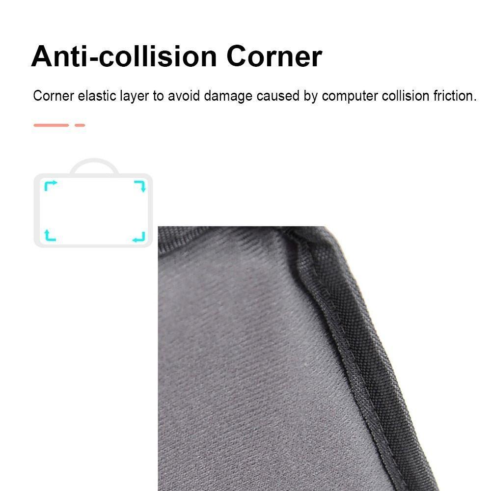 Travel Laptop Sleeve Bag - Portable Carry Case - Black - 15-16 Inch