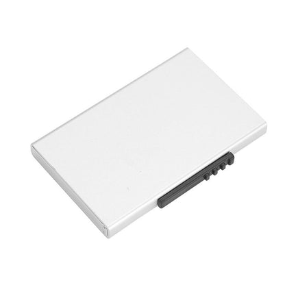 Aluminum Rfid Blocking Credit Card Holder - Black