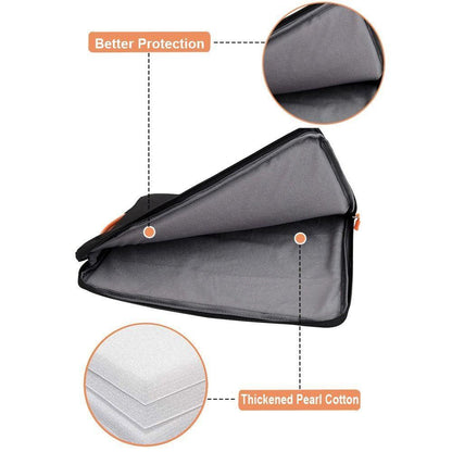 Travel Laptop Sleeve Bag - Portable Carry Case - Blue - 15-16 Inch