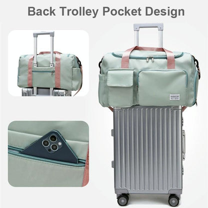 Waterproof Gym Bag for Travel - Size l - Light Pink
