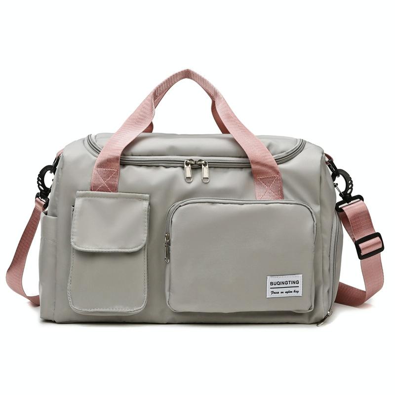 Waterproof Gym Bag for Travel - Size l - Light Pink