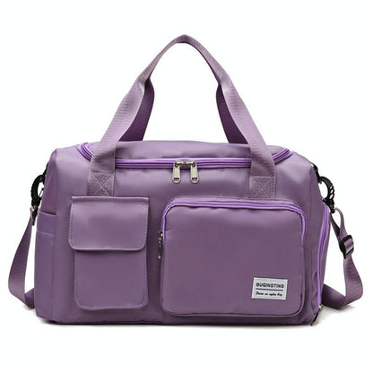Waterproof Gym Bag for Travel - Size l - Light Purple