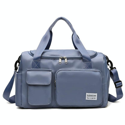 Waterproof Gym Bag for Travel - Size l - Purple Red