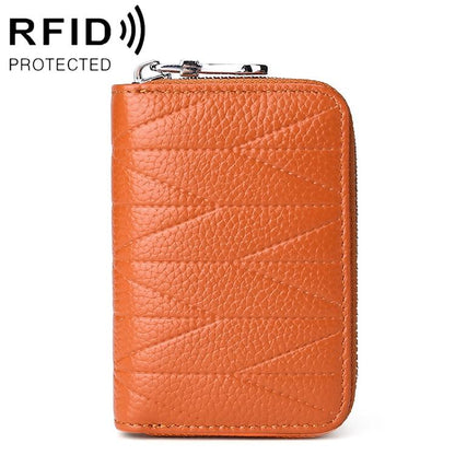 Women Anti Magnetic Leather Rfid Wallet - Light Purple