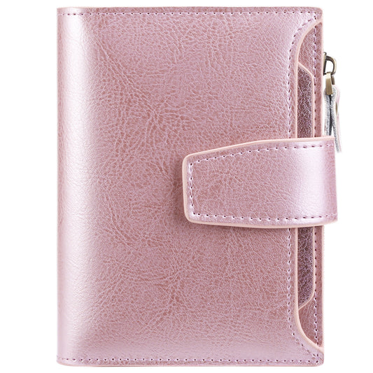 Purple Premium Genuine Leather RFID Blocking Women's Wallet - Lightweight, Multi-Functional, and Stylish