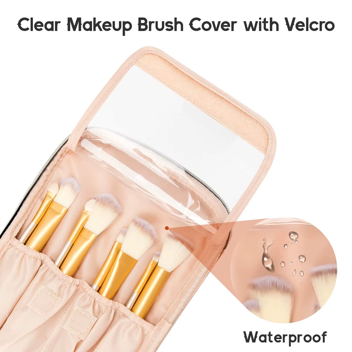Large Travel Makeup Bag – Portable Cosmetic Organizer for Women