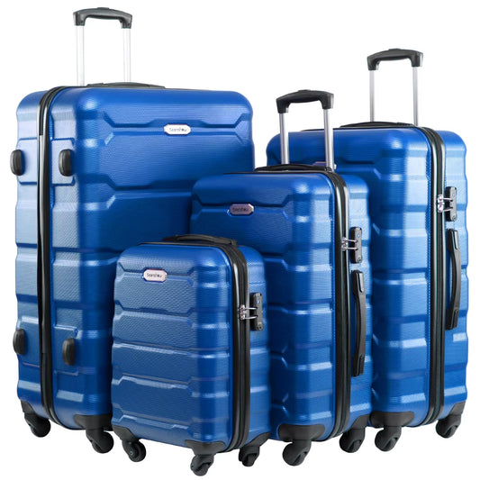 Jetsetter 4PCS Luggage Set – Spinner Wheels, Hardside Style (Multiple Colours Available)