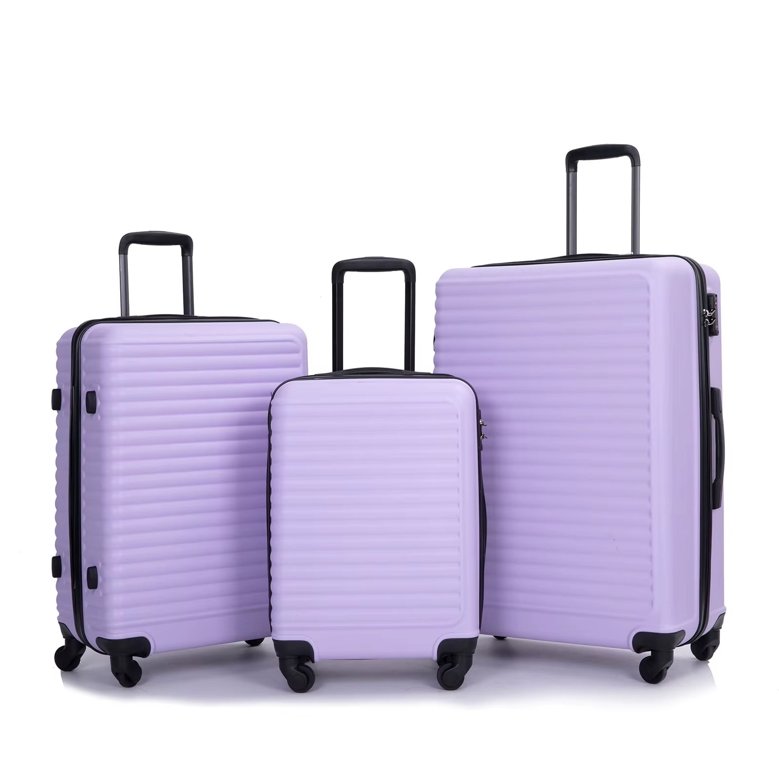 3-Piece Hardside Luggage Set – Lightweight Spinner Suitcases with TSA Lock 20”/24”/28” (Multiple Colors Available)