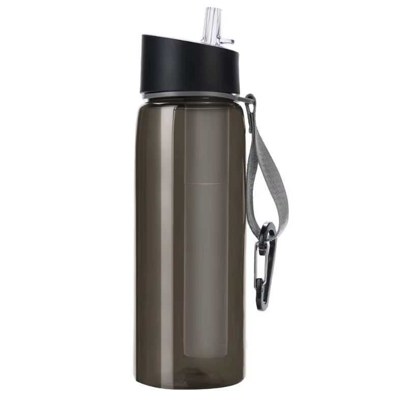 Water Purifier Bottle with Filter Outdoor Camping Sports Survival Emergency Water Filter Filtration Drop Shipping