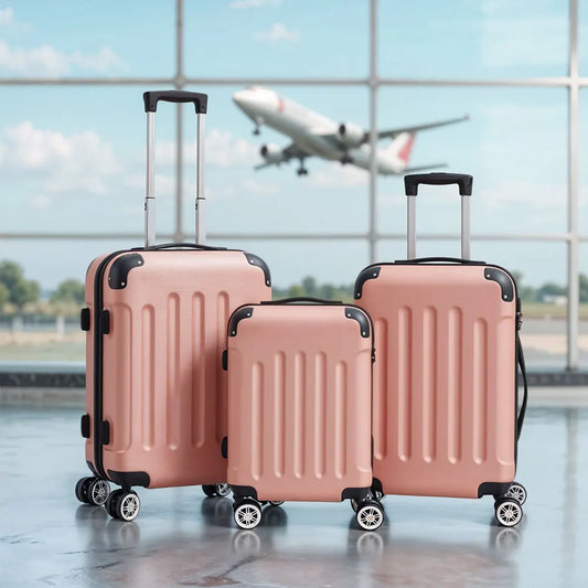 3-Piece Combination Lock for Classic Luggage, Carry-On Luggage Set, 20/24/28 Inch