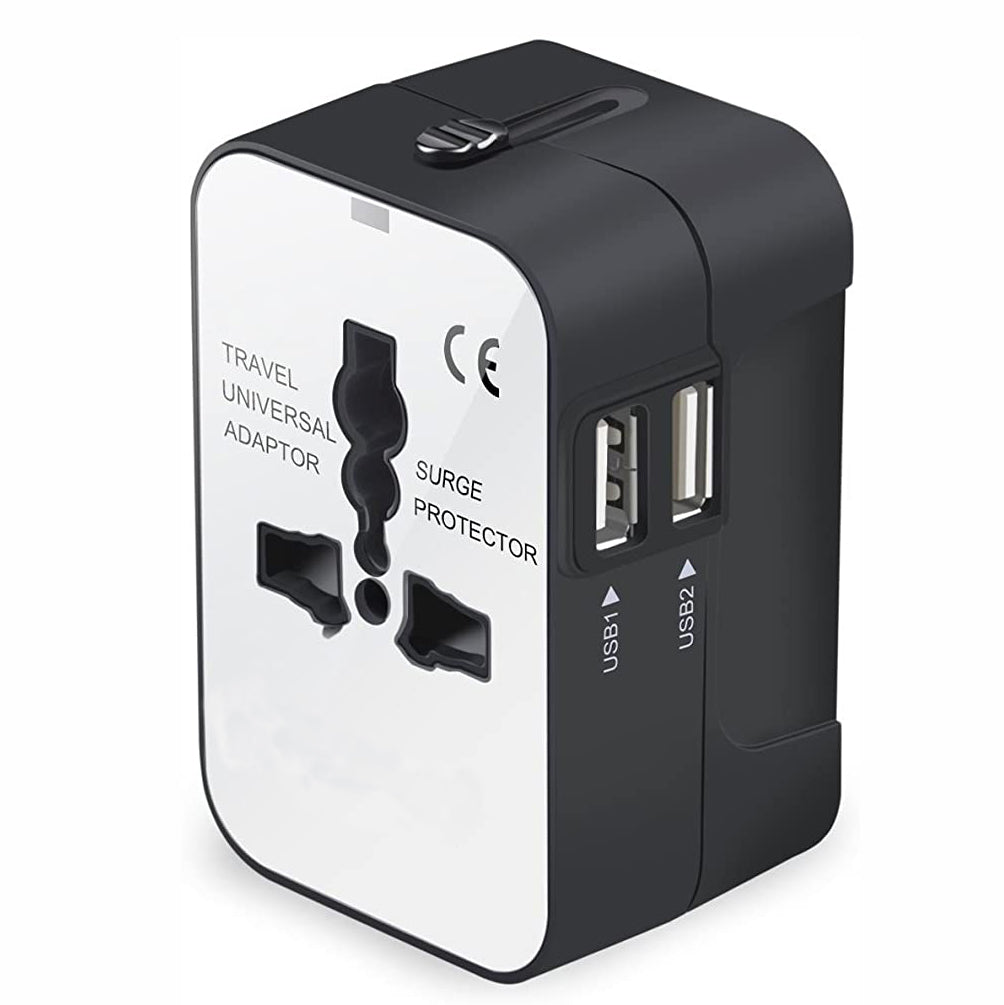 Travel Adapter, Worldwide All in One Universal Travel Adapter Wall Charger AC Power