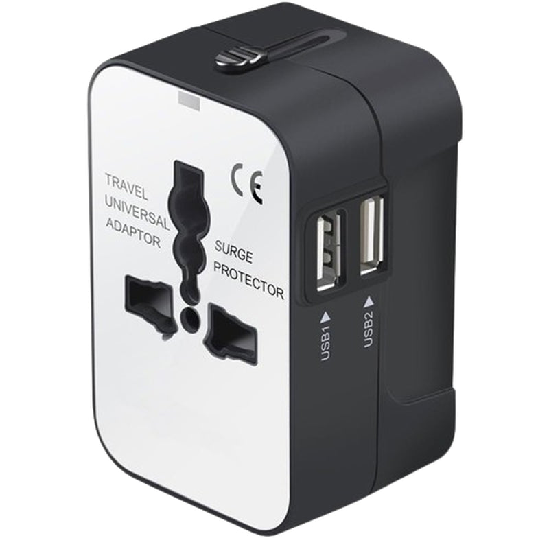 Travel Adapter, Worldwide All in One Universal Travel Adapter Wall Charger AC Power