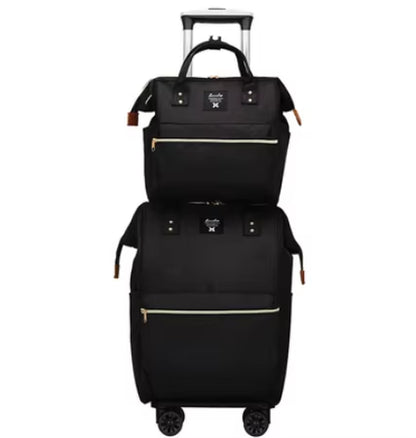 2020 Carry on Hand Luggage Travel Luggage Bag Sets Women Rolling Luggage Bag Women Travel Trolley Bags Wheels Wheeled Backpack