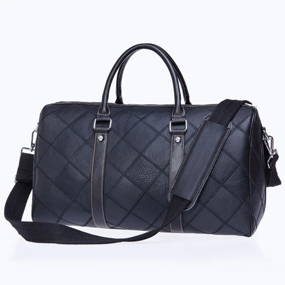 Men's Classic Leather Duffle – Handcrafted Travel & Weekend Bag (Multiple Colours Available)