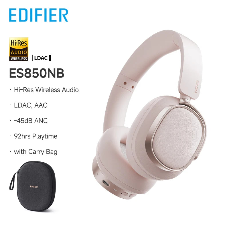 Edifier ES850NB Wireless Headphones – Noise Cancelling, Hi-Res Audio, Bluetooth