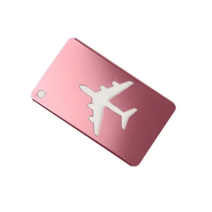 Aluminum Alloy Luggage Tag – Stylish Metal ID Label for Travel Bags